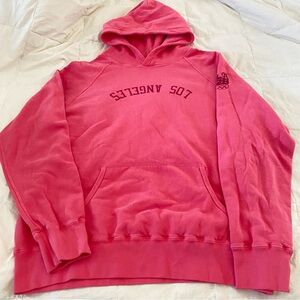 Hiro Clark Los Angeles LA28 Hoodie XL Olympics Limited Edition French Terry Pink